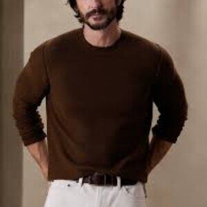 Banana Republic Factory Brown Crewneck Sweater